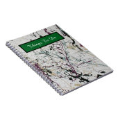 Kleurrijke Abstracte Splatter Schilderij Spiraal Notitieboek (Rechterzijde)