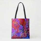 Kleurrijke Abstracte stijlvolle en trendy Canvas t Tote Bag (Voorkant)