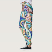 Kleurrijke abstracte stijlvolle "Ratti_Creative_Ar Leggings (Links)
