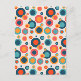 Kleurrijke Abstracte Stippen Briefkaart