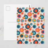 Kleurrijke Abstracte Stippen Briefkaart (Voorkant / Achterkant)