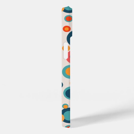 Kleurrijke Abstracte Stippen Case-Mate iPhone Case (Achterkant / Rechts)