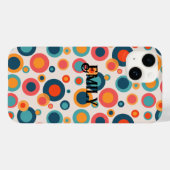 Kleurrijke Abstracte Stippen Case-Mate iPhone Case (Achterkant (horizontaal))