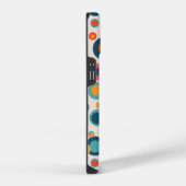 Kleurrijke Abstracte Stippen iPhone Hoesje (Rechterkant)
