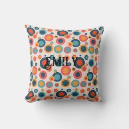 Kleurrijke Abstracte Stippen Kussen