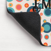 Kleurrijke Abstracte Stippen Muismat (Hoek)