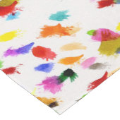 Kleurrijke Abstracte Stippen Patroon Korte Tafelloper (Hoek)