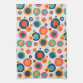 Kleurrijke Abstracte Stippen Theedoek (Verticaal)
