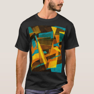 Kleurrijke Abstracte strepen: verftextuur T-shirt