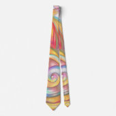 Kleurrijke abstracte stropdas, modern design stropdas (Voorkant)