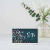 Kleurrijke Abstracte tak kunst Visitekaartje (Staand voorkant)