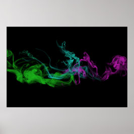 Kleurrijke Abstracte tape-roker Poster