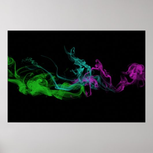 Kleurrijke Abstracte tape-roker Poster (Voorkant)