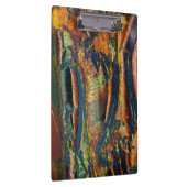Kleurrijke abstracte Tijgeroog Klembord (Rechts)