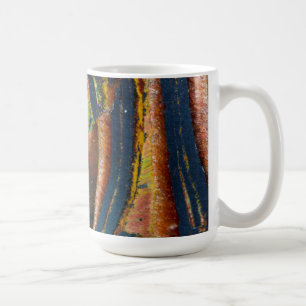 Kleurrijke abstracte Tijgeroog Koffiemok