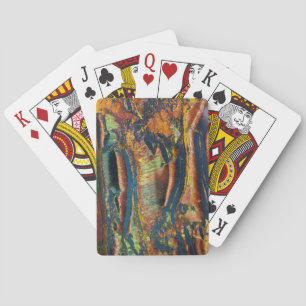 Kleurrijke abstracte Tijgeroog Pokerkaarten