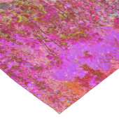 Kleurrijke Abstracte tuin met Paarse zonnebank Korte Tafelloper (Hoek)