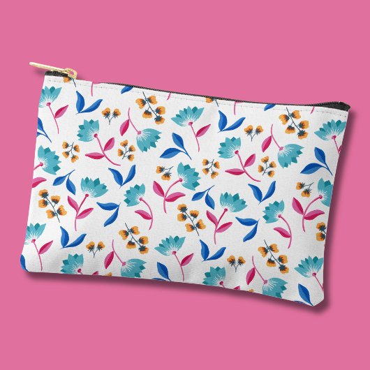 Kleurrijke abstracte tulp bloemmotief etui