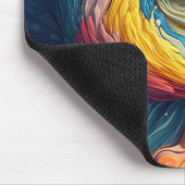 Kleurrijke Abstracte Verf Splatter Art (12) Muismat (Hoek)