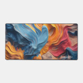 Kleurrijke Abstracte verf Splatter Art (5) Bureaumat (Voorkant)