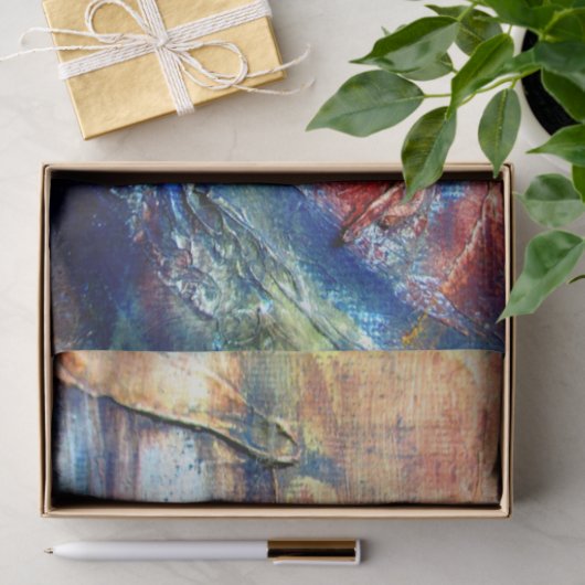 Kleurrijke Abstracte verf Tissuepapier (Geschenk)