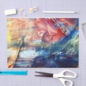 Kleurrijke Abstracte verf Tissuepapier (Craft)