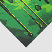 Kleurrijke Abstracte verfdruppels (12) Tissuepapier (Detail)