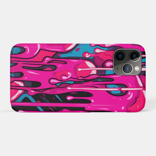 Kleurrijke Abstracte verfdruppels (15) Case-Mate iPhone Case (Achterkant (horizontaal))