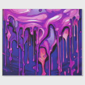 Kleurrijke Abstracte verfdruppels (8) Cadeaupapier (Vlak)