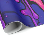 Kleurrijke Abstracte verfdruppels (8) Cadeaupapier (Rol Hoek)