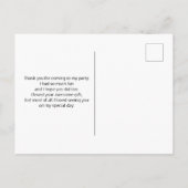 Kleurrijke Abstracte vierkantjes en vormen Dank u Briefkaart (Achterkant)