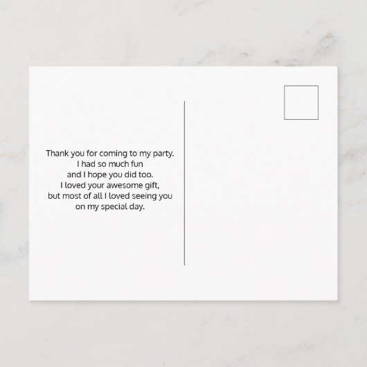 Kleurrijke Abstracte vierkantjes en vormen Dank u Briefkaart (Achterkant)