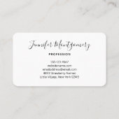 Kleurrijke Abstracte vierkantjes en vormen Visitekaartje (Achterkant)