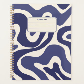 Kleurrijke Abstracte Vintage Patroon Jaarlijks Planner
