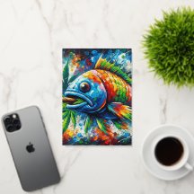 Kleurrijke Abstracte vis