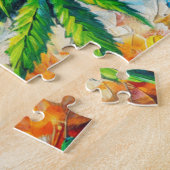Kleurrijke Abstracte vis Legpuzzel (Zijkant)