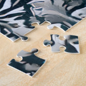 Kleurrijke Abstracte vis | Uitdagend hard Jigzaag Legpuzzel (Zijkant)