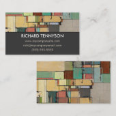 Kleurrijke Abstracte Visitekaartjes voor  gebruik (Voorkant / Achterkant)