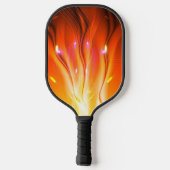 Kleurrijke Abstracte vlammen Pickleball Paddle (Achterkant)