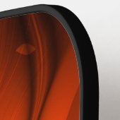 Kleurrijke Abstracte vlammen Pickleball Paddle (Links Detail)