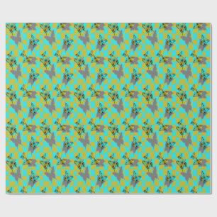 Kleurrijke Abstracte Vlinder  Cadeaupapier