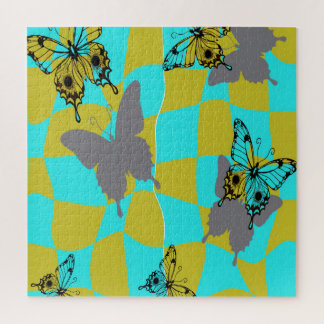 Kleurrijke Abstracte Vlinder Legpuzzel