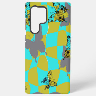 Kleurrijke Abstracte Vlinder Samsung Galaxy Hoesje