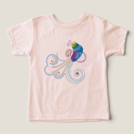 Kleurrijke Abstracte  Vogel (Design voorkant)