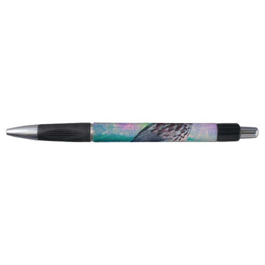Kleurrijke Abstracte Vogelkunst: Levendig Zangvoge Pen (Voorkant)