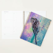 Kleurrijke Abstracte Vogelkunst: Levendig Zangvoge Planner (Display)