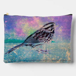 Kleurrijke Abstracte vogelkunst: levendige zangvog Etui