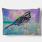 Kleurrijke Abstracte vogelkunst: levendige zangvog Etui (Achterkant)