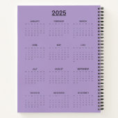 Kleurrijke Abstracte vogelkunst: levendige zangvog Notitieboek (Achterkant)