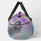 Kleurrijke Abstracte vogelkunst: levendige zangvog Plunjezak (Rechts)